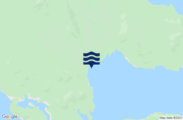 Mappa delle maree di Puerto Covadonga, Chile