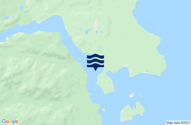 Mappa delle maree di Puerto Lagunas, Chile