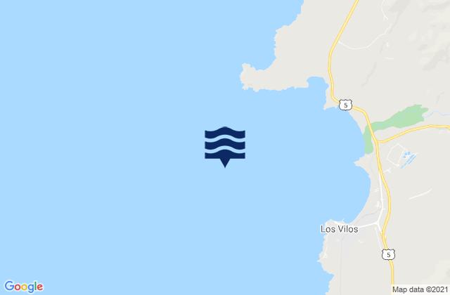 Mappa delle maree di Puerto Los Vilos, Chile