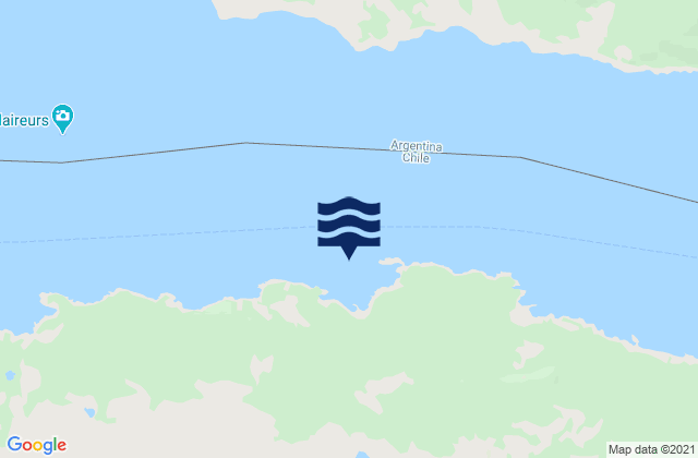 Mappa delle maree di Puerto Mejillones, Chile