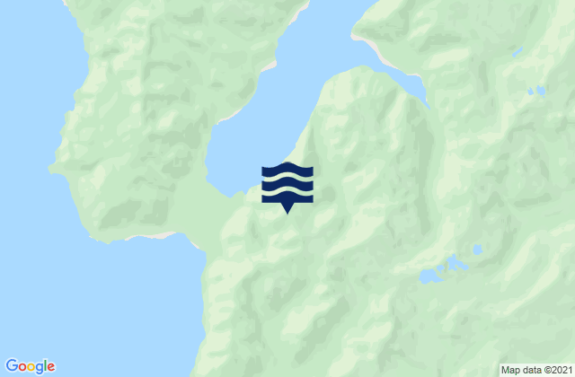 Mappa delle maree di Puerto Slight Golfo Tres Montes, Chile