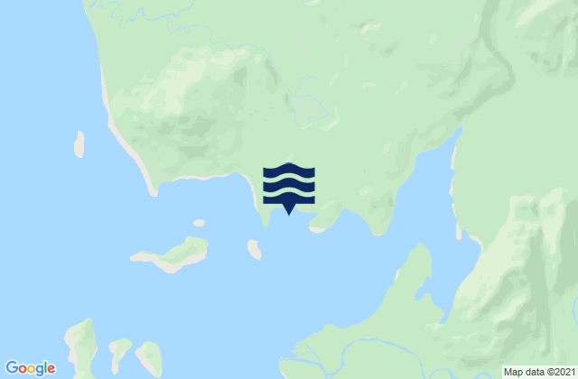 Mappa delle maree di Puerto Tictoc, Chile
