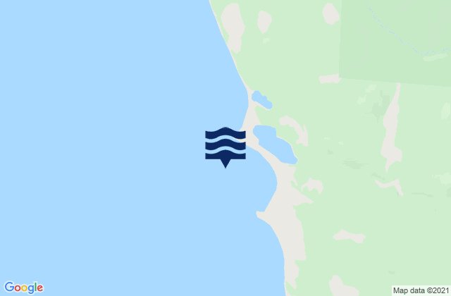 Mappa delle maree di Puerto Yartou, Chile