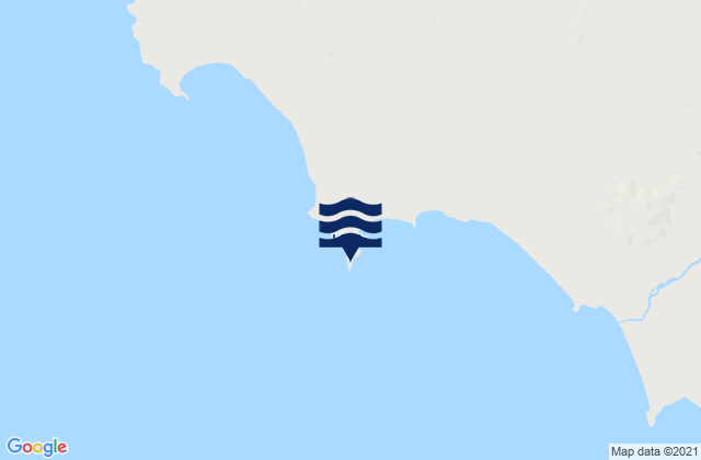 Mappa delle maree di Punta Maria, Mexico