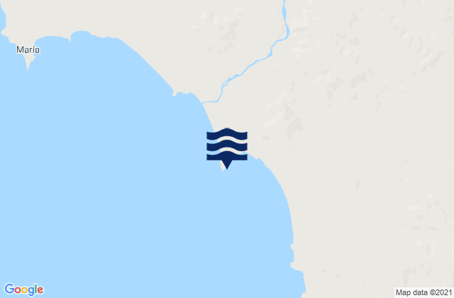 Mappa delle maree di Punto Lobos, Mexico
