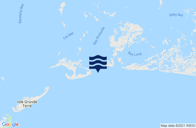 Mappa delle maree di Quatre Bayoux Pass Barataria Bay, United States