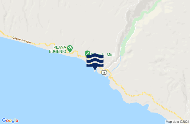 Mappa delle maree di Quilca, Peru