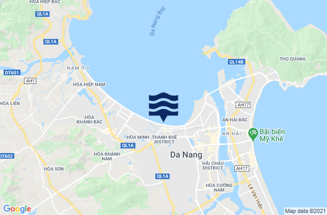 Mappa delle maree di Quận Thanh Khê, Vietnam
