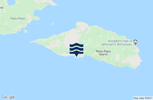 Mappa delle maree di Rapu-Rapu, Philippines