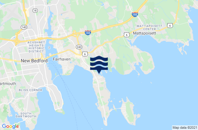 Mappa delle maree di Raymond Street, United States