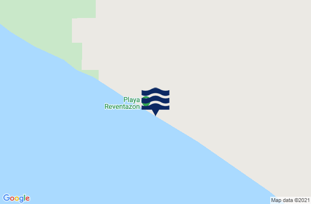 Mappa delle maree di Reventazon, Peru