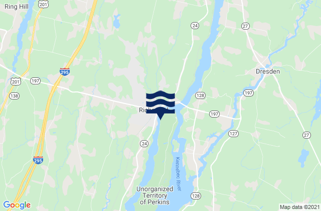 Mappa delle maree di Richmond, United States