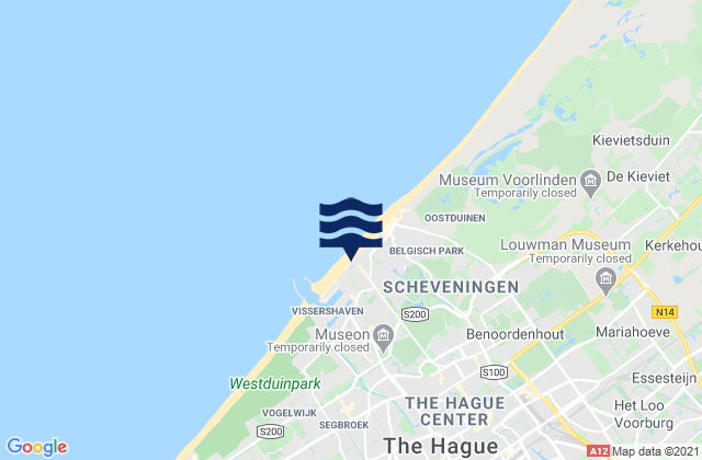 Mappa delle maree di Rijswijk, Netherlands
