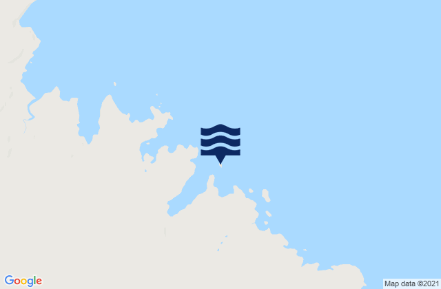 Mappa delle maree di Rocky Island, Australia