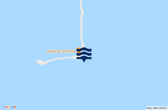 Mappa delle maree di Rongelap Island, Micronesia