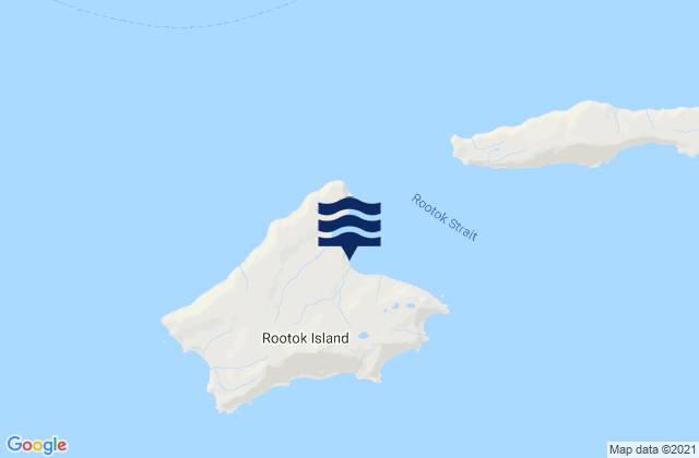 Mappa delle maree di Rootok Island, United States