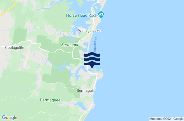 Mappa delle maree di Rose Bay, Australia