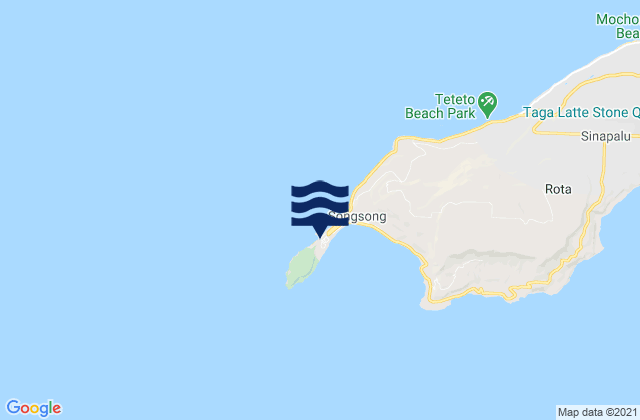 Mappa delle maree di Rota Island, Northern Mariana Islands