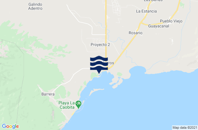 Mappa delle maree di Sabana Yegua, Dominican Republic