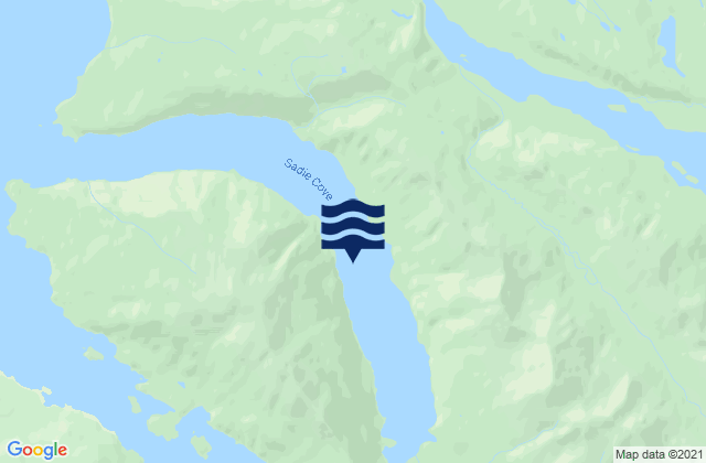 Mappa delle maree di Sadie Cove (Kachemak Bay), United States