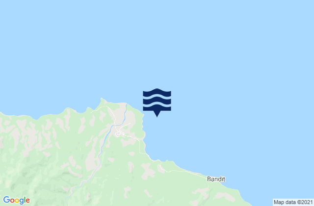 Mappa delle maree di Saidor, Papua New Guinea