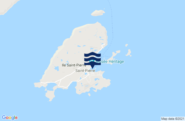 Mappa delle maree di Saint-Pierre, Saint Pierre and Miquelon
