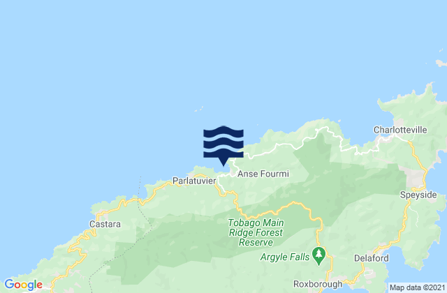 Mappa delle maree di Saint John, Trinidad and Tobago