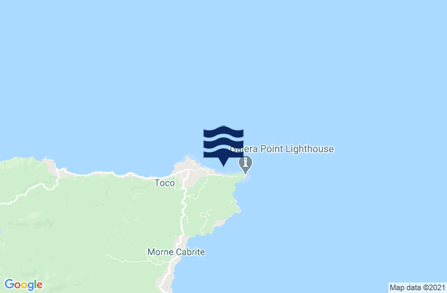 Mappa delle maree di Salibea Bay, Trinidad and Tobago
