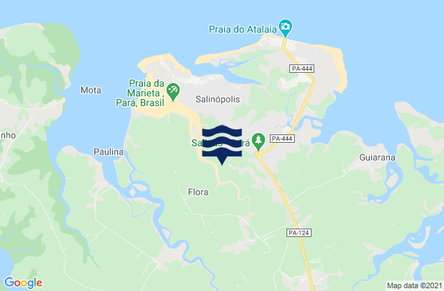 Mappa delle maree di Salinópolis, Brazil