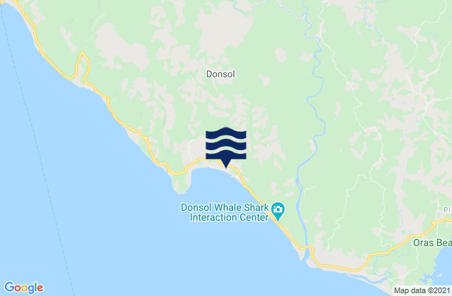 Mappa delle maree di Salvacion, Philippines