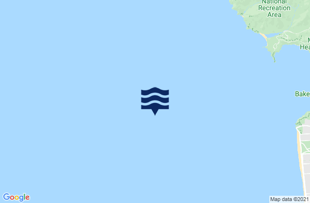 Mappa delle maree di San Francisco Bar north of ship channel, United States