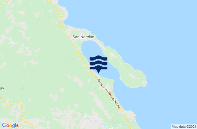 Mappa delle maree di San Juan, Philippines