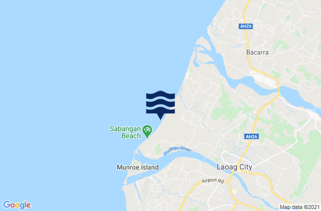 Mappa delle maree di San Nicolas, Philippines