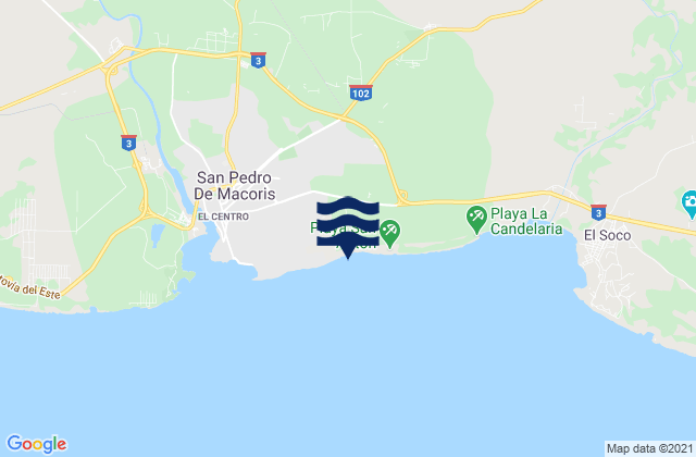 Mappa delle maree di San Pedro De Macorís, Dominican Republic
