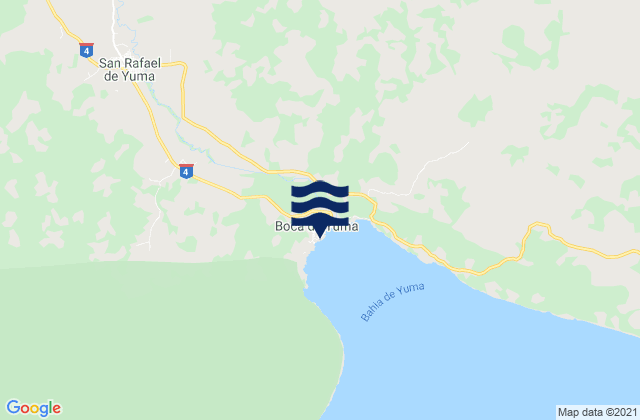 Mappa delle maree di San Rafael Del Yuma, Dominican Republic