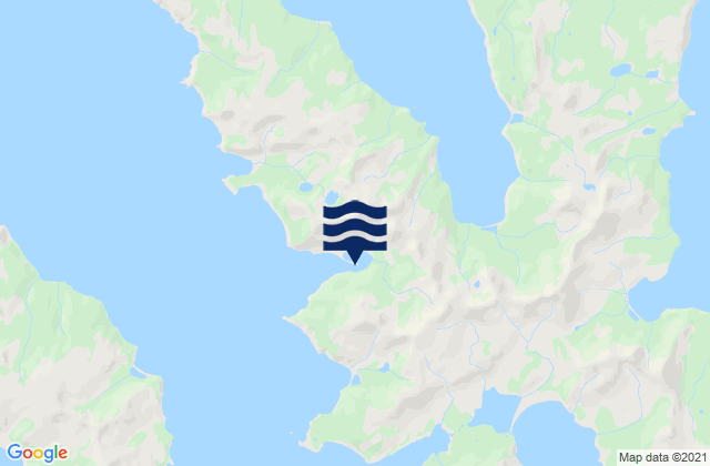 Mappa delle maree di Sanborn Harbor Nagai Island, United States