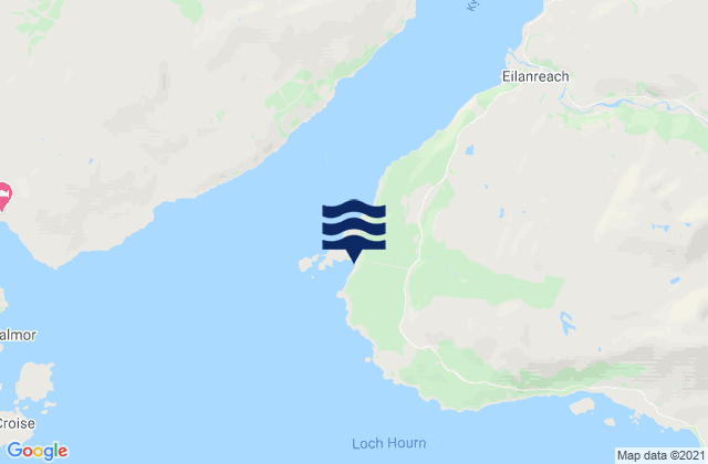 Mappa delle maree di Sandaig Bay, United Kingdom