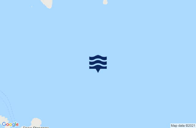 Mappa delle maree di Sanday Sound, United Kingdom