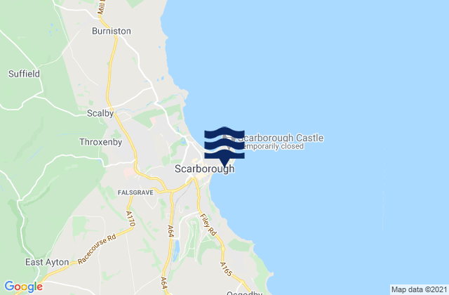 Mappa delle maree di Sandside Bay, United Kingdom