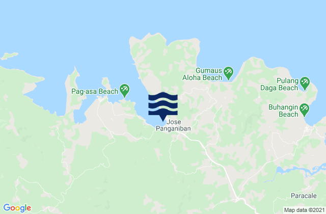 Mappa delle maree di Santa Rosa Sur, Philippines