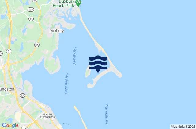 Mappa delle maree di Saquish Neck, United States
