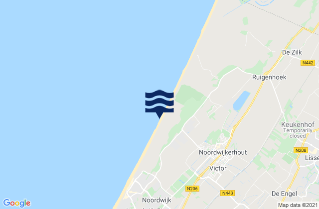 Mappa delle maree di Sassenheim, Netherlands