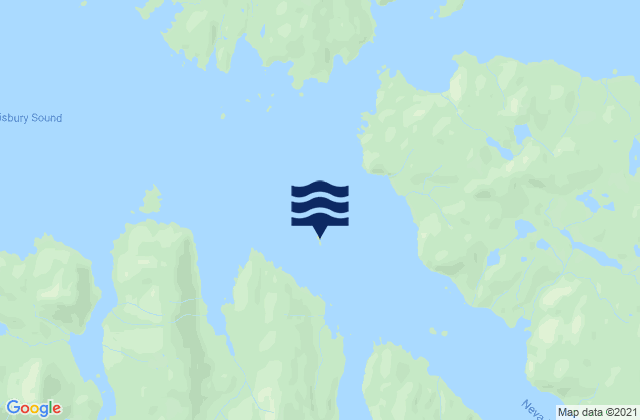 Mappa delle maree di Scraggy Island, United States