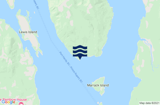Mappa delle maree di Seabreeze Point, Canada
