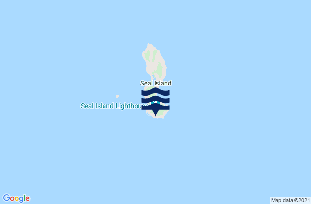 Mappa delle maree di Seal Island, Canada