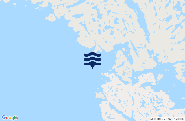 Mappa delle maree di Severn Harbour, Canada