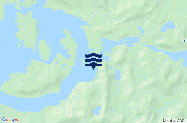 Mappa delle maree di Shakan Strait (Kosciusko Island), United States