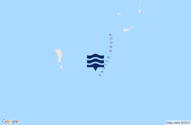 Mappa delle maree di Shearwater Island, Australia