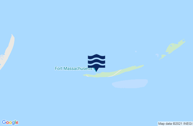 Mappa delle maree di Ship Island Mississippi Sound, United States