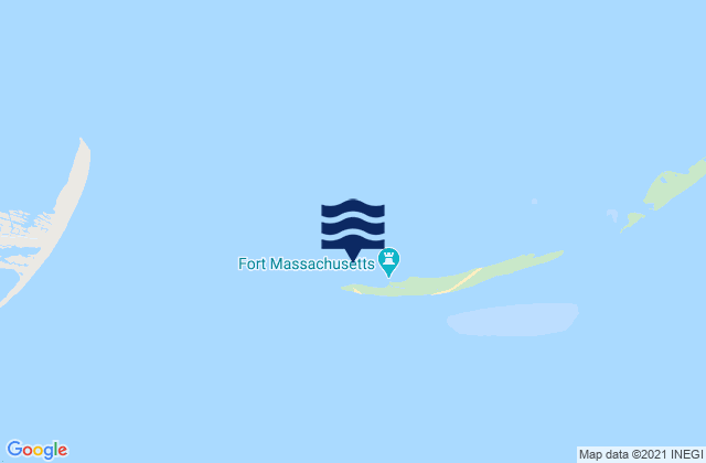 Mappa delle maree di Ship Island Pass, United States
